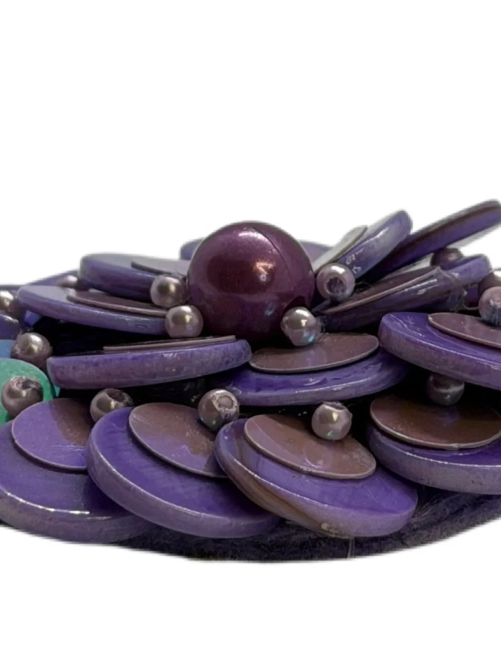 Vintage Purple Statement Brooch